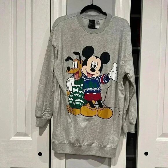 Disney Mickey & Pluto Christmas Sweater - Picture 1 of 2